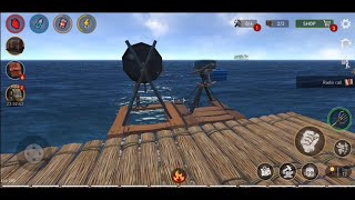 How to Use the Motor in Raft Survival Ocean Nomad  Gameplay Walkthrough AndroidiOS [upl. by Aphra]