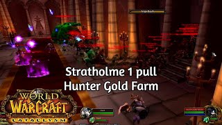 WoW Cataclysm  How To Gold Farm Stratholme in 1 Pull [upl. by Omik]