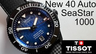 Tissot New 40mm Auto SeaStar 1000 [upl. by Aikemot]