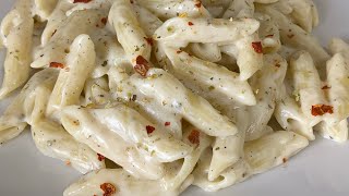 White Sauce Pasta Without Cheese Restaurant Style Alfredo Pasta by HUMA IN THE KITCHEN [upl. by Llenrrad]