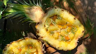 Salade d’été à l’ananas Salada de verão com abacaxi [upl. by Carey988]