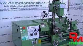 Tornio Fresa Foratrice Multitech 800 3 L super [upl. by Nove]