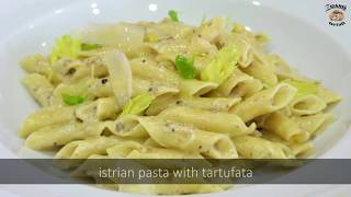 Istrian pasta with tartufata Zigante [upl. by Auroora]