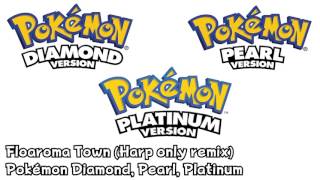 Floaroma Town Harp only remix – Pokémon DPPT [upl. by Hassin]