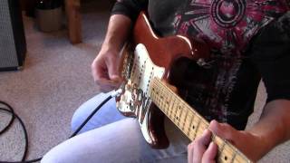 SRV Lenny Fender Stratocaster Played Loud Eddie Vegas wwweddievegascom [upl. by Tunnell]