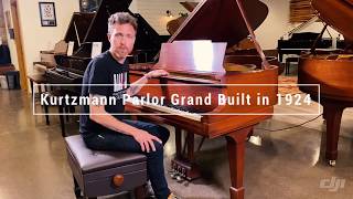 Kurtzmann Piano  Parlor Grand Piano  Built in 1924 [upl. by Ihcekn199]