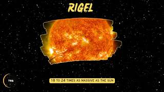 Rigel Star  Facts didyouknowfacts didyouknow astronomy shortfacts [upl. by Minna]