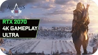 Assassins Creed III RTX 2070 4K Ultra Settings Gameplay [upl. by Corabella]