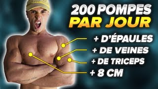 200 POMPES PAR JOUR PENDANT 30 JOURS  LE RÉSULTAT [upl. by Duax]