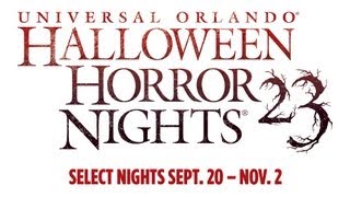 Halloween Horror Nights 23 Maze Intros Universal Studios Orlando [upl. by Orpheus]