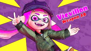 Vicvillon Weapon AD Splatoon Animation 4K [upl. by Ayatnahs14]