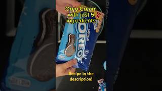 Oreo Cream under a minute oreocake recipe food [upl. by Aremat]