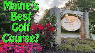 Samoset Golf Course Resort in Maine Playing the front 9 [upl. by Ferdinanda573]