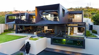 A luxurious contemporary residence is situated in Bedfordview South Africa [upl. by Naujat803]