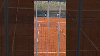 Roberto Franchin amp Federico Giacchetti competing with twohandled tennis rackets [upl. by Ringsmuth]