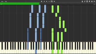 Wild Arms  Into The Wilderness Synthesia Piano Tutorial [upl. by Stelu]