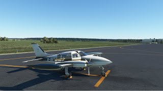 Short trip from Altenburg to Friedrichshafen with Cessna 310 [upl. by Iva]