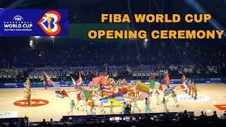 FIBA WORLD CUP 2023 OPENING CEREMONY PHILIPPINE ARENA [upl. by Sivar753]