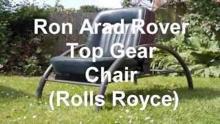 Ron Arad Rover Top Gear Chair with Rolls Royce Seat For Sale [upl. by Brinkema339]