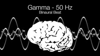 Intense Focus Gamma Binaural Beat  50Hz 1h Pure [upl. by Llevron591]