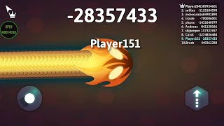 highest score in Snakeio mod menu gameplay 78 [upl. by Ymassej94]