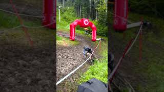 Downhill ÖM 2023  Wurbauerkogel – 1 GATSCHPARTIE 💩 [upl. by Airreis]