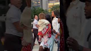 Keke Palmer in Mommy Mode nyc keke motherhood boss new shorts [upl. by Eilyk]