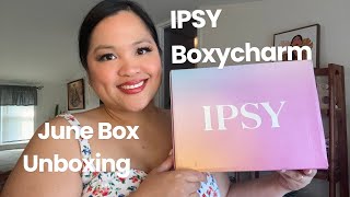 IPSY BOXYCHARM UNBOXING June Boxycharm [upl. by Eixela]