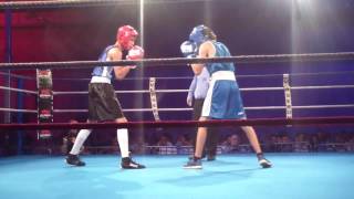 Gala de Boxe Anglaise Amateur Combat Anthony VIVERO Hyères les Palmiers Live TV Sports 2017 [upl. by Ahsakat]