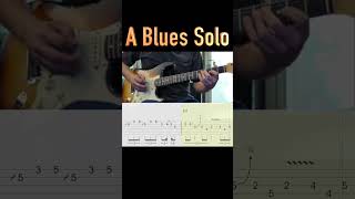 【TAB】A Blues Solo  Solo Guitar  Matt Schofield 吉他教學 吉他譜 和弦譜 [upl. by Adlev452]