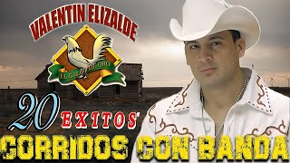 Valentin Elizalde  20 Exitos   Corridos Con Banda Mix 2023 [upl. by Westlund]