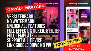 New Update Capcut Pro Mod Apk Terbaru 2024 [upl. by Hcelemile]