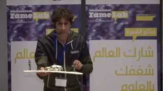 FameLab Egypt 2013  Ain Shams University Heat  Mahmoud Essam Fouda [upl. by Nauqahs]