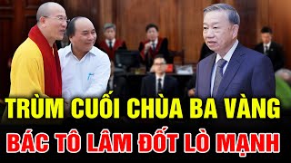 Lộ Diện Sâu Chúa Bảo Kê Chùa Ba Vàng  TBT Tô Lâm Quyết Tâm Đốt Lò Mạnh [upl. by Allicerp]