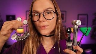 ASMR Full Medical Examination  Eye Exam Ear Exam CNE ENT Taste Dr Soft Spoken RP [upl. by Meriel17]