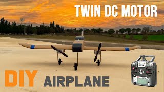 How To Build A Twin Brushed Motor RC Airplane DIY Remote Control Plane [upl. by Rickard790]