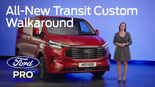 AllNew Ford Transit Custom  5Step Walkaround  Ford News Europe [upl. by Fennessy]