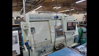 Eurotech B501YS CNC Turning Center with Live Milling Sub Spindle YAxis and More [upl. by Chemarin]