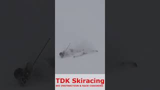 SkiRacer crashing in GS  BAD [upl. by Anelegna]