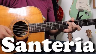 Sublime  Santeria  Super Easy Beginner Acoustic Guitar Tutorial [upl. by Smukler612]