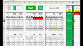 OpenOffice Calc Calendar [upl. by Trebo184]