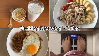 5344kg Diet Vlog  78 kg  Tracking my Calories [upl. by Wrennie]