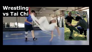 When Tai Chi Guys Challenge Wrestlers Shuai Jiao and Western Wrestling [upl. by Ymma]