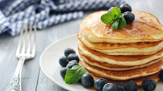 Recette pancakes healthy facile et rapide  Les recettes de Camille [upl. by Ezri]