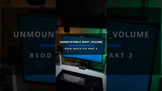 BSOD quick fix UNMOUNTABLEBOOTVOLUME part 2 [upl. by Denis]