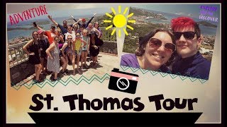 Saint Thomas private island tour  Carnival Magic Cruise Vlog Day 4 ep9 [upl. by Ahsemo308]