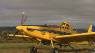 Air Tractor 502 the best crop duster flying you will ever see guaranteed [upl. by Bryn]