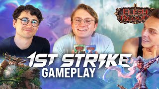 1st Strike  Learn to Play Flesh and Blood  Terra v Aurora [upl. by Horter]