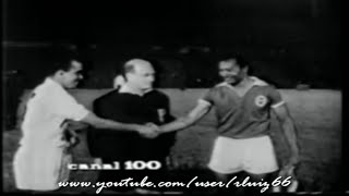 Canal 100  Benfica 2 x 5 Santos  1962  2 jogo  Final Mundial Interclubes [upl. by Akerue]