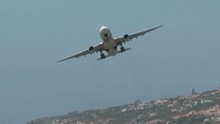 Spectacular Take Off  A330 TAP  Fighter Pilot  Madeira [upl. by Llechtim]